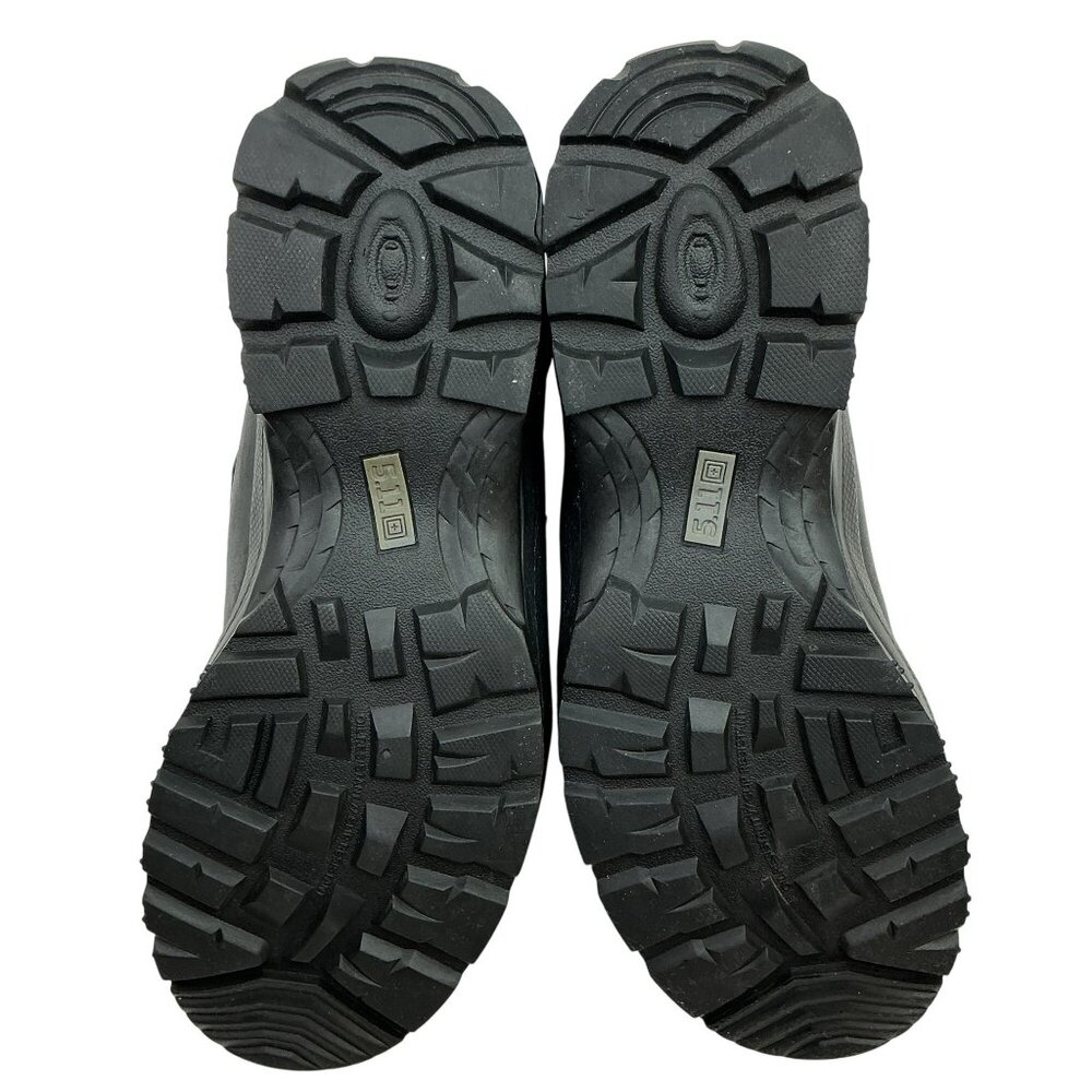 5.11 Tactical Series ATAC 8" Side Zip Combat Boots Mens 13 Leather Nylon Black - Picture 10 of 14
